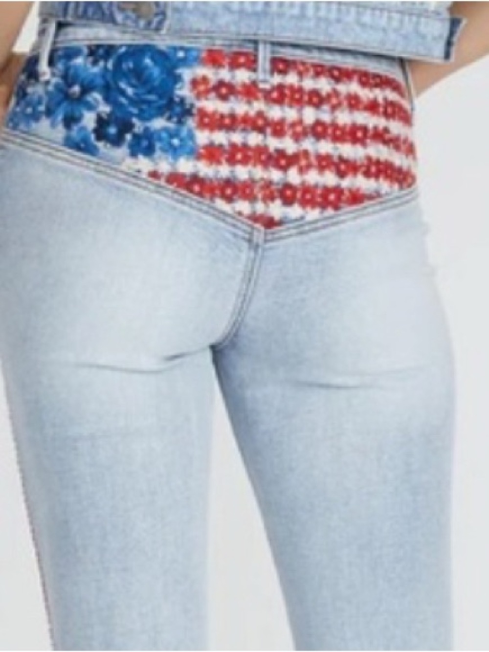 DRIFTWOOD JEANS Farrah X Floral Flags Jeans